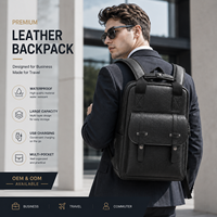 Sac à dos pour ordinateur portable en PU grande capacité personnalisé, antivol, fermeture éclair, design durable, étudiants, professionnels, étanche, voyage, sport