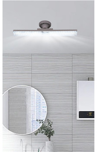 YIHAN 48W LED UFO Camping <b>Light</b> Hook IP65 Waterproof Lithium Battery US <b>Plug</b> Rechargeable Dimmable 6000K Daylight CE Certified - Product Image 1