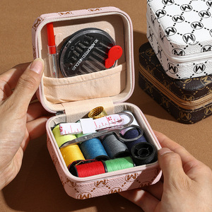 High Quality Retro Portable Mini Sewing Kit Set for Dormitory & Household for Embroidery Crafts Cross-Stitching & Needlework