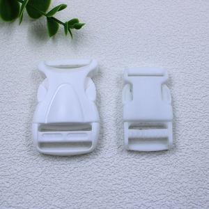 Hebillas laterales de liberación rápida de plástico ajustable blanco, cinturón de seguridad para Mochila deportiva, hebilla de sujeción de resorte giratoria para equipaje - Product Image 2