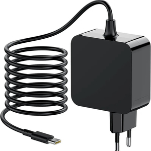 Square 65W PD USB-C AC Adapter For ASUS Laptop, 100-240V 1.5A Input,<b>12V</b>/15V/20V Multi Voltage, EU US AU UK <b>Plug</b> CE Certified - Product Image 2
