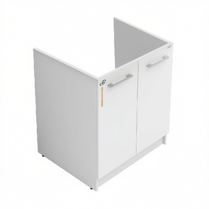 Armoire sous évier Revine blanche 75x61x81 cm, rangement de cuisine - Product Image 3