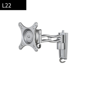 Support mural pour petit moniteur, série L, capacité de charge de 8 kg, inclinaison à 90 degrés, taille d'écran de 32 pouces, nouveau, en alliage d'aluminium - Product Image 5
