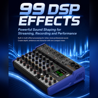 Console de mixage audio numérique professionnelle Digo-16D, 8 canaux, USB filaire, effets DSP, pour scène et studio