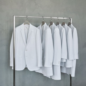 Homens OEM Manga Longa Branco Médico Casaco Farmácia Pet Shop Beleza Macacão Lab Coat Branco Labcoats Hospital Uniformes <span class=keywords><strong>Blazer</strong></span> - Product Image 4