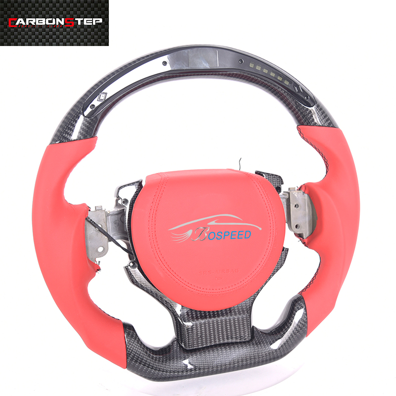 Рулевое колесо из настоящего углеродного волокна, совместимое с Lexus Is Nx Isf Ct Gsf GS IS, Автомобильное рулевое колесо