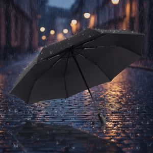 Compact <b>Windproof</b> Travel <b>Umbrella</b> With Automatic Open/Close - Product Image 1