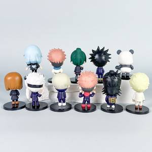 Vente en gros de 11 pièces/ensemble de figurines d'action d'anime japonais mignonnes Gojo Satoru pour la décoration de bureau - Product Image 3