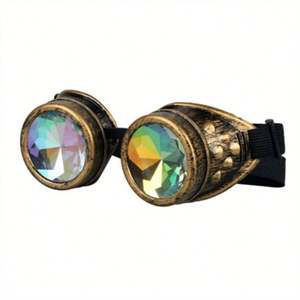 Gafas de Sol Steampunk con Logotipo Personalizado, Gafas de Moda Retro Góticas para Hombre y Mujer, Gafas de Soldadura Cyberpunk, Gafas de Caleidoscopio - Product Image 2