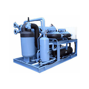 Unidad de refrigeración por tornillo RefcomP Snowman SW5L0752 150HP con dos compresores paralelos R410A para congelación rápida - Product Image 1