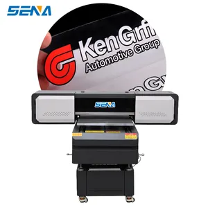 SENA-6090 новейший УФ цифровой струйный принтер Подарочная коробка игрушка чехол для телефона акриловый ПВХ стеклянный керамический чехол для наушников печатная машина