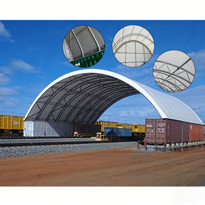 Container Canopy Waterproof <b>Storage</b> Tents Warehouse <b>Storage</b> Shelter PVC Container Shelters Shipping Container Building Shelter - Product Image 4