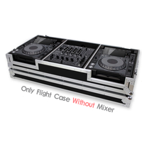 Flight Case Contrôleur DJ Clavier Pioneer DDJ-SX/S1/T1 Zone Panneau Rouge