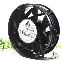 Untuk delta THB1748BG 48V 5.80A fan 607.0 CFM bulat bingkai logam komunikasi peralatan kipas pendingin
