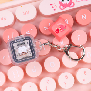 Llavero de Teclado LED con Sonido Personalizado, Juguete Antiestrés con Material Acrílico, Diseño Creativo Impermeable, Función de Grabación - Product Image 6