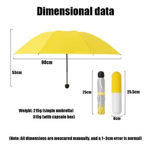 Custom <b>Umbrella</b> Wholesale UV Folding <b>Umbrella</b> <b>Windproof</b> Rainproof Promotional Gift Manual Capsule <b>Umbrella</b> with logo - Product Image 4