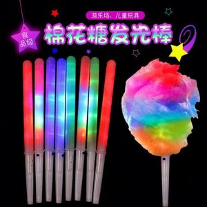 Colorful LED Glow <b>Sticks</b> Disposable Cotton Candy Cones Glowing Marshmallows <b>Sticks</b> Cheer Tube Dark <b>Light</b> New Year Thanksgiving - Product Image 3
