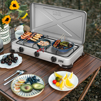 Cuisinière à gaz WINNING STAR ST-9660, nouvelle conception, 3 brûleurs, pour la maison et la cuisine, petite cuisinière commerciale sur pied