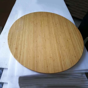 Plateau <span class=keywords><strong>de</strong></span> <span class=keywords><strong>table</strong></span> rond <span class=keywords><strong>en</strong></span> <span class=keywords><strong>bambou</strong></span> massif carbonisé sur mesure moderne pour usage <span class=keywords><strong>de</strong></span> bureau - Product Image 2