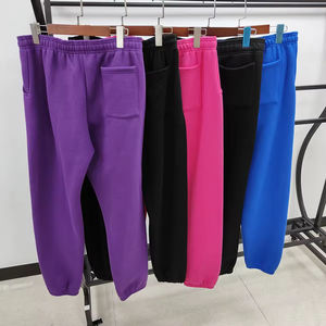 Pantalon de survêtement de luxe 100 % coton de qualité supérieure pour homme, style streetwear, hip-hop, personnalisé, avec impression en relief, coupe lourde - Product Image 4