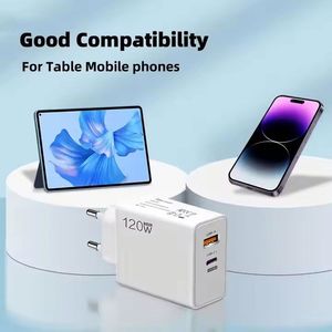 120W <b>USB</b> Charger Fast Charging QC 3.0 67W Fast Charger <b>Type</b> <b>C</b> <b>Adapter</b> Dual Ports <b>USB</b> PD Charger for Mobile Phones - Product Image 5