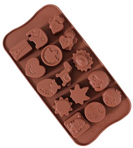 Moule en silicone à cavités pour la fabrication de barres de chocolat, de blocs/plaques de chocolat et de barres en forme de feuille - Product Image 4