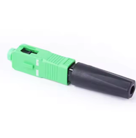 SC-APC Fiber Optic Connector FTTH Single Mode LC UPC Quick Connect Fiber Optic Fast Connector Vertical Insertion