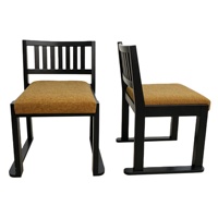 Silla de Comedor Moderna de Madera con Asiento Tapizado en Tela, Estilo Japonés, Muebles para Restaurante