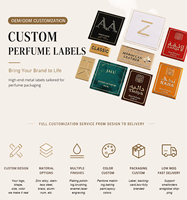 Étiquette métallique ronde OEM en relief, oxydation noire, badge métallique 3D en relief étoile, autocollant pour emballage de coffret cadeau de parfum de luxe, logo