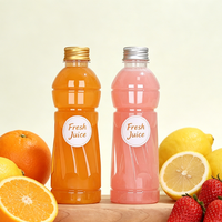Bouteilles en plastique PP jetables résistantes aux hautes températures pour jus, remplissage à chaud, 100ml, 150ml, 200ml, 250ml, 300ml, 350ml, 400ml, 500ml