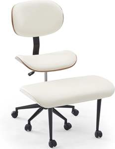 <span class=keywords><strong>Chaise</strong></span> de méditation avec support de dos en bois incurvé extra <span class=keywords><strong>large</strong></span> hauteur de <span class=keywords><strong>chaise</strong></span> de bureau ergonomique pour le bureau du salon - Product Image 3