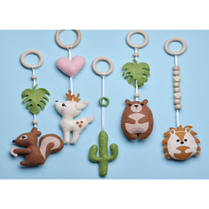 Новый продукт, деревянная рама для фитнеса, лесные животные, детские игрушки для занятий спортом, набор - Product Image 4