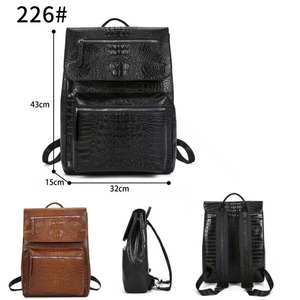 Sac à dos de maternité classique en cuir <span class=keywords><strong>noir</strong></span> avec logo personnalisé, grande capacité, pour femme, idéal pour les voyages et les couches de bébé - Product Image 2