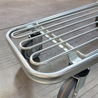 Carro de carga Universal de doble plataforma, carrito manual, fabricante de almacén