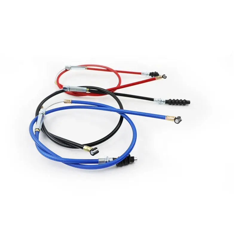 LINGQI kabel kopling Motocross balap, komponen sepeda motor kabel kopling baja Off Road Universal