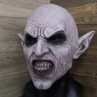 Masque en latex de vampire amusant et original pour Halloween, accessoire de costume et de fête tendance pour festival
