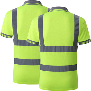Gilet de sécurité de construction personnalisable à haute visibilité T-shirt de travailleur réfléchissant pour l'hiver avec logo personnalisé - Product Image 4