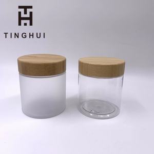 Échantillon gratuit, pot cosmétique en plastique de 250 ml, pot à miel en plastique noir, pots en plastique transparent pour crème corporelle avec couvercles à vis - Product Image 6