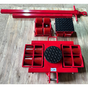 Carro de carga de transporte de carga pesada Maquinaria <span class=keywords><strong>Dolly</strong></span> Skate Machine Rueda de acero Mover Roll <span class=keywords><strong>Container</strong></span> con patines - Product Image 6