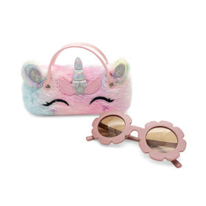 <span class=keywords><strong>Lunettes</strong></span> de soleil de protection boîte rigide dessin animé enfants coque étui à <span class=keywords><strong>lunettes</strong></span> avec poignée licorne sac de rangement <span class=keywords><strong>lunettes</strong></span> <span class=keywords><strong>lunettes</strong></span> pour enfants - Product Image 3