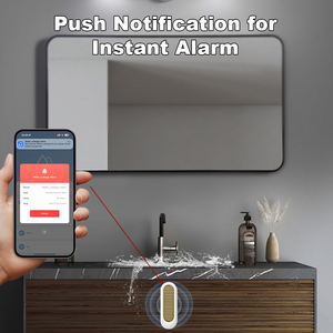 Su geçirmez Tuya Zigbee 3.0 Yağmur Damlası Sensörü Akıllı Ev Sistemi için Akıllı Yağmur Dedektörü Su Kaçağı Sensörü - Product Image 5