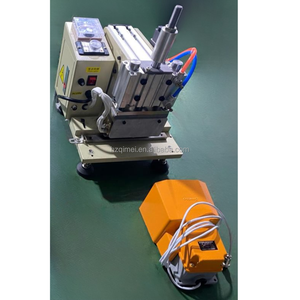 Nouvelle machine à perforer semi-automatique pneumatique à engrenages pour textiles et vêtements, avec emballage en film et en bois, à économie d'énergie - Product Image 2