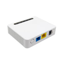 ZC-501 XPON ONU FTTH Zikun 1GE GPON/EPON Peralatan Serat Optik dengan Konektor SC/UPC dan LAN Nirkabel