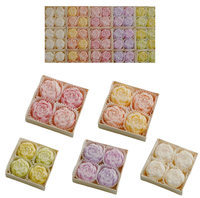 Vente en gros Bougie parfumée en forme d'ours longue durée Cire de soja pour cadeau d'anniversaire de mariage
