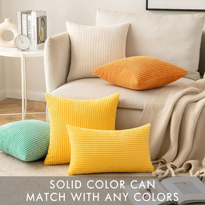 Housses de coussin décoratives en velours doux Housses de coussin double face Décoration intérieure - Product Image 4