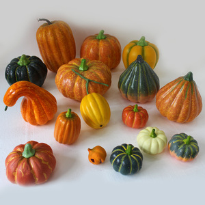 Helloween Simulazione Di Zucca per la decorazione artificiale frutta 9 centimetri - Product Image 4