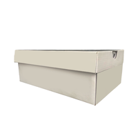 Boîte en carton personnalisée pour chaussures, boîte en carton imprimée en couleur, boîte d'expédition en papier kraft pour vêtements, grande boîte d'expédition en carton ondulé