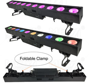 IP65 10x50W RGBW 4 en 1 COB LED Arandela de pared Barra de luz Luz de escenario lineal al aire libre con control de píxeles DMX512 - Product Image 4
