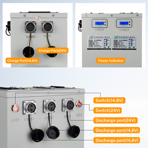 长循环寿命 14.8V 100Ah 24V 125Ah 二合一锂电池组 三星 21700 50S 用于工业加工设备电源 - Product Image 2