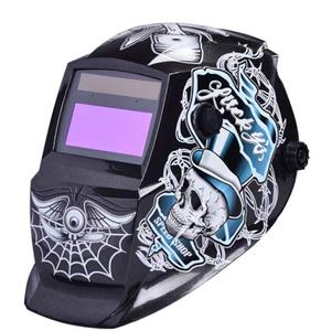 Casco de soldadura Máscara de soldador Camaleón Visión grande Color verdadero Solar Oscurecimiento automático Máscara de soldadura para soldadura de arco Corte de molienda - Product Image 5